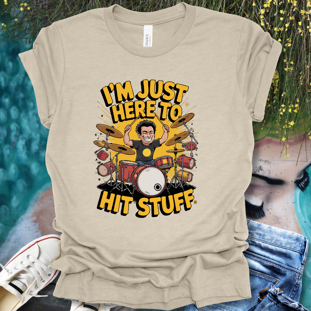 Hit Stuff Drums T-Shirt