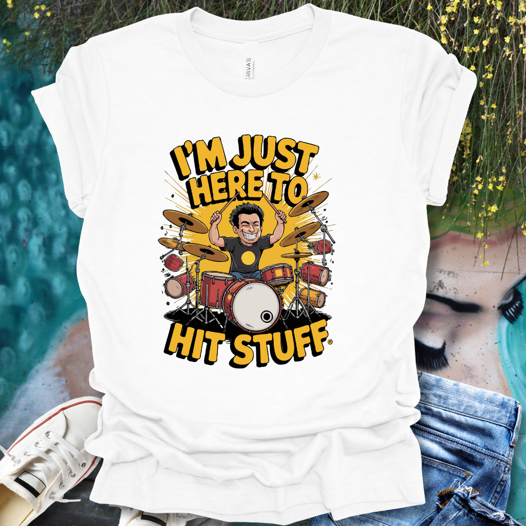 Hit Stuff Drums T-Shirt