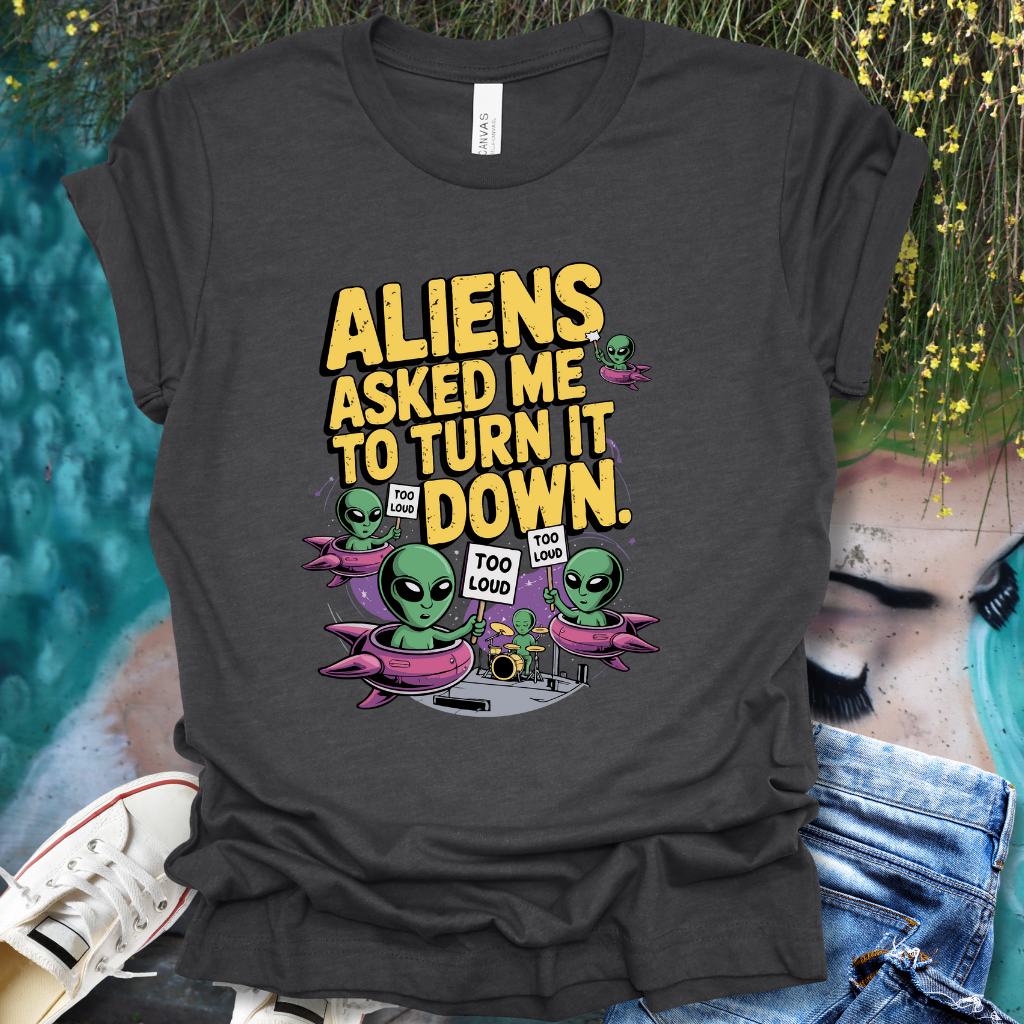 Drums Aliens T-Shirt