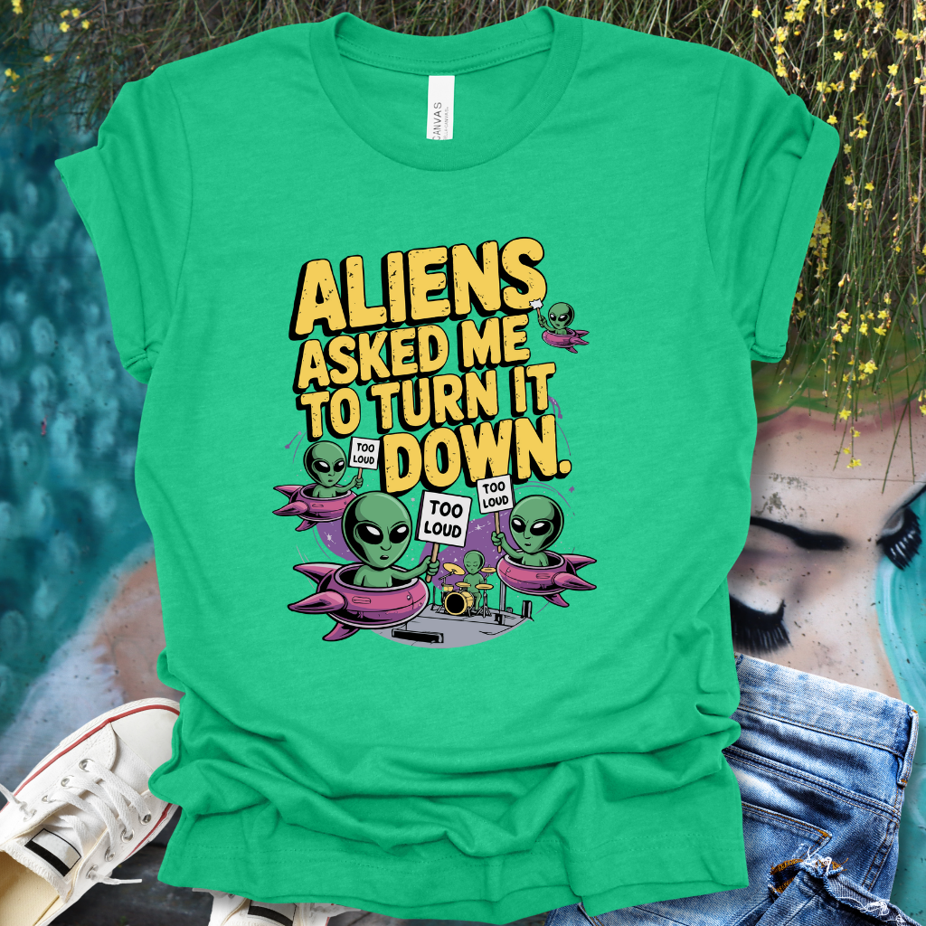 Drums Aliens T-Shirt