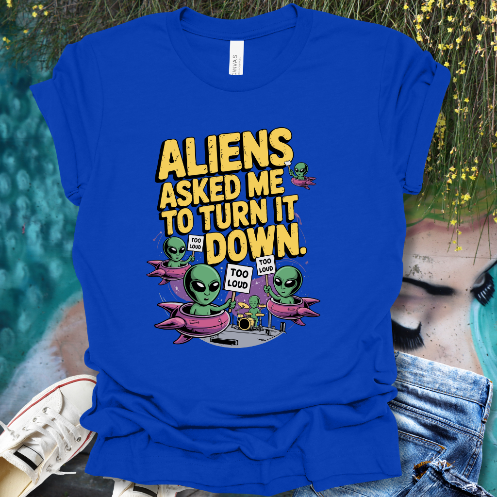 Drums Aliens T-Shirt