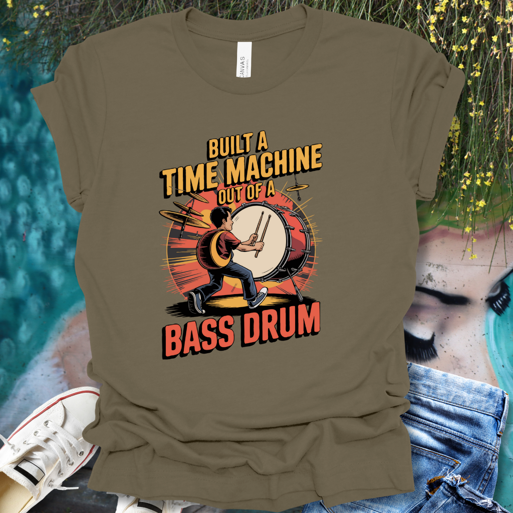 Drum Time Machine T-Shirt