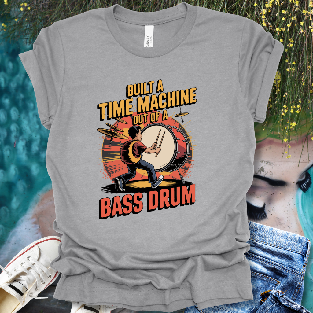 Drum Time Machine T-Shirt