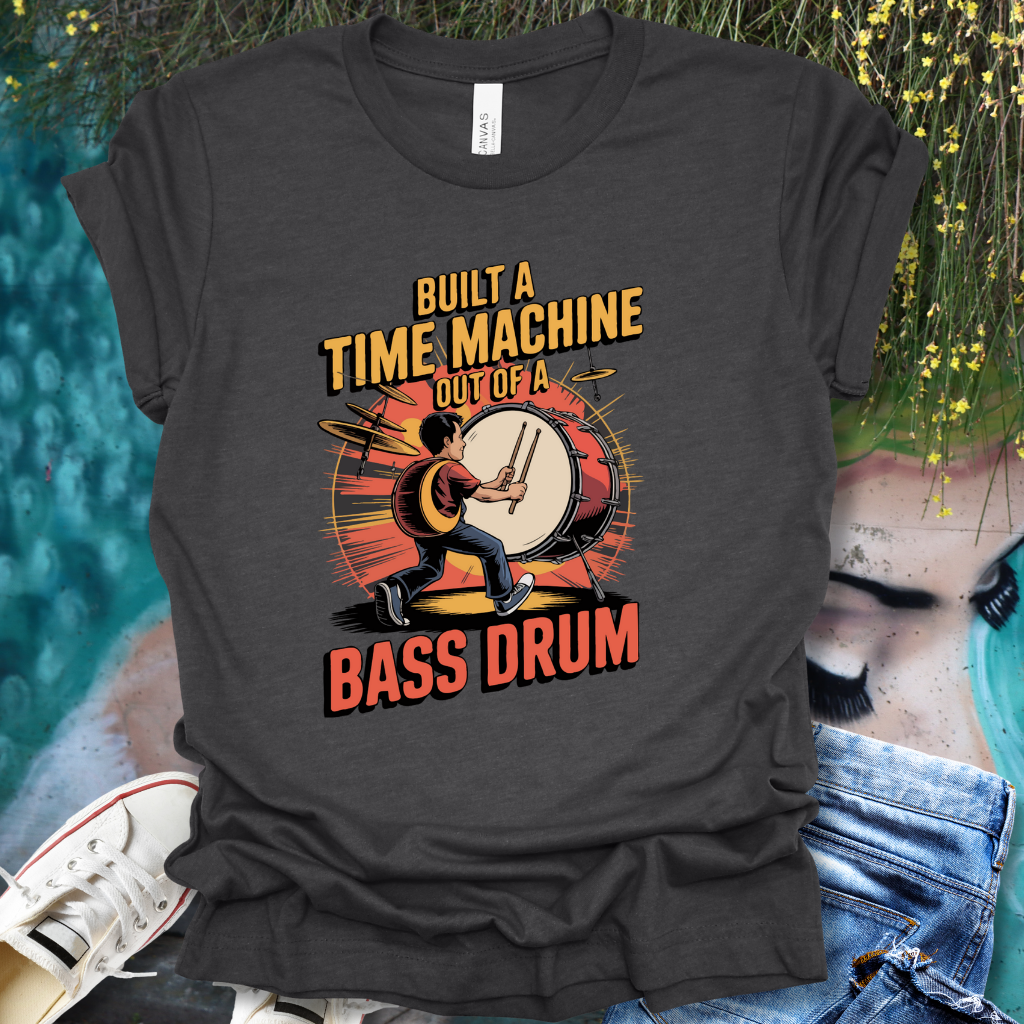 Drum Time Machine T-Shirt