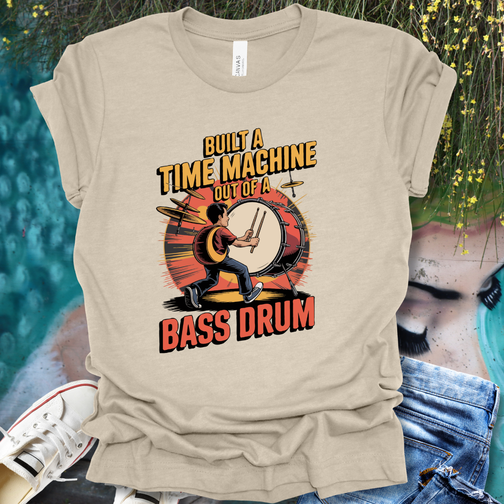 Drum Time Machine T-Shirt