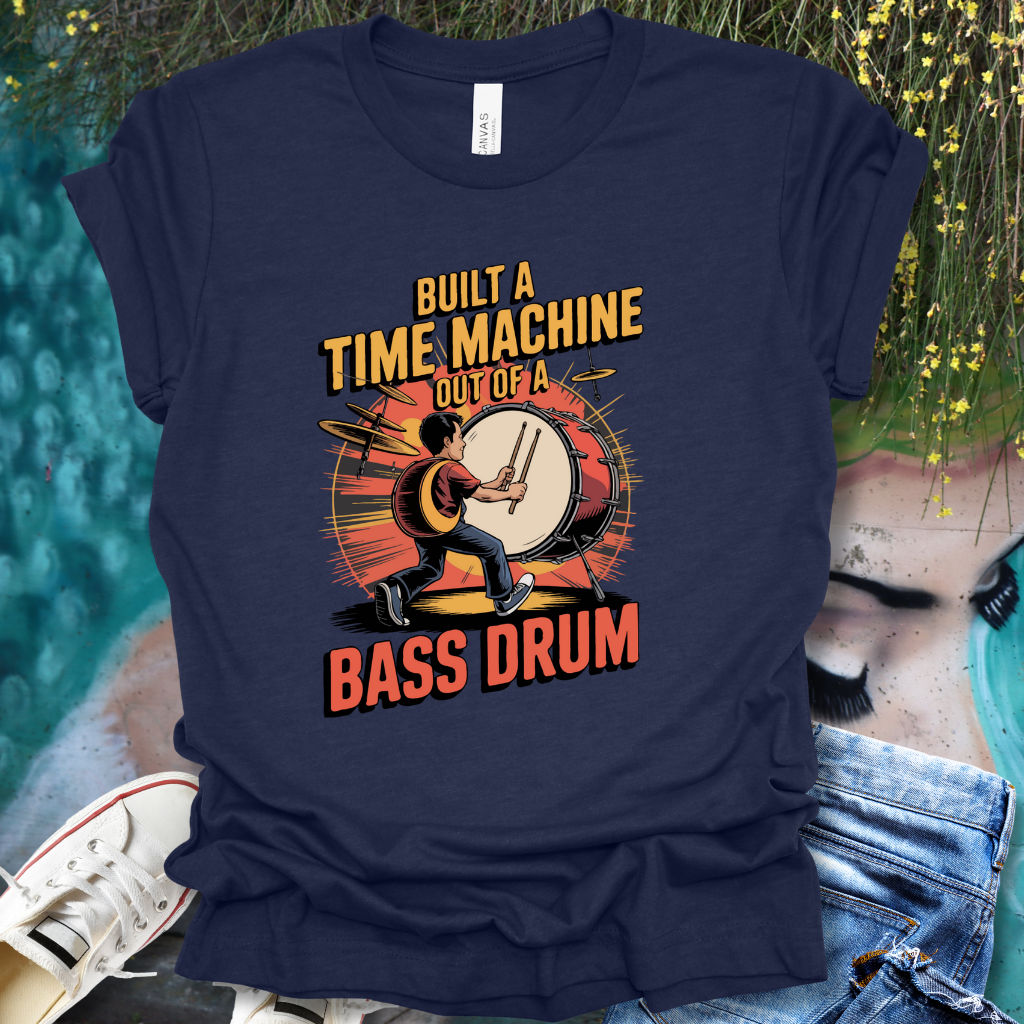 Drum Time Machine T-Shirt
