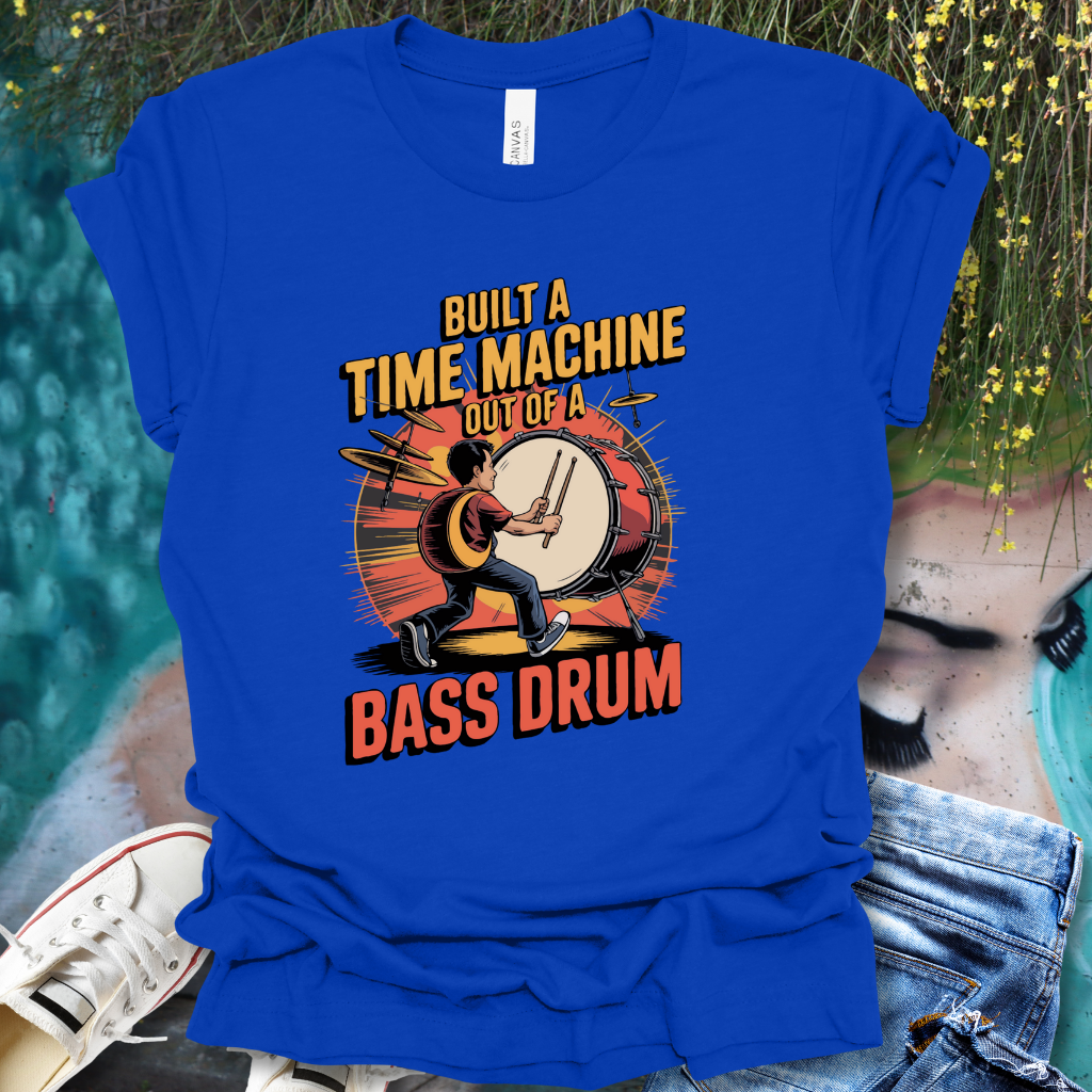 Drum Time Machine T-Shirt