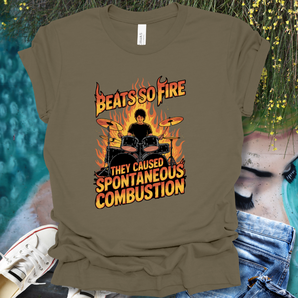 Drum Fire Beats T-Shirt