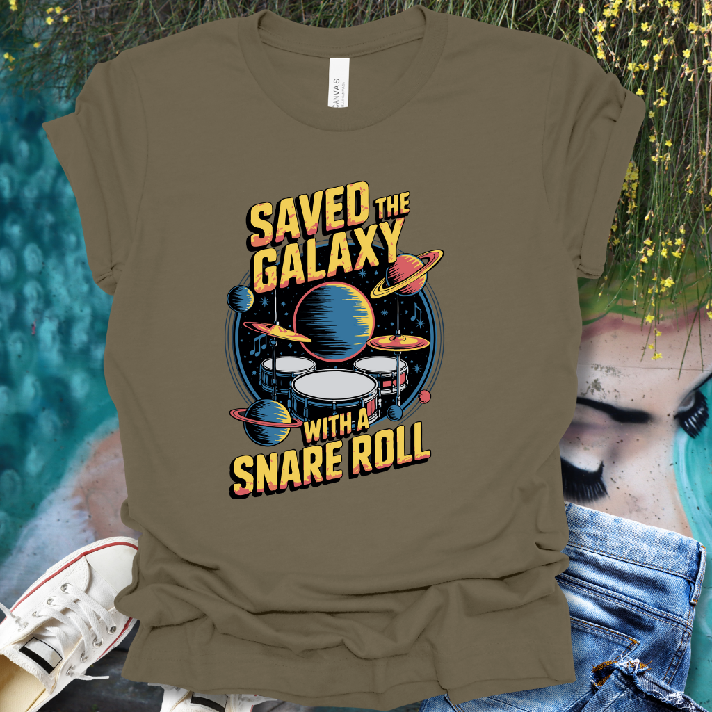 Snare Roll Galaxy T-Shirt