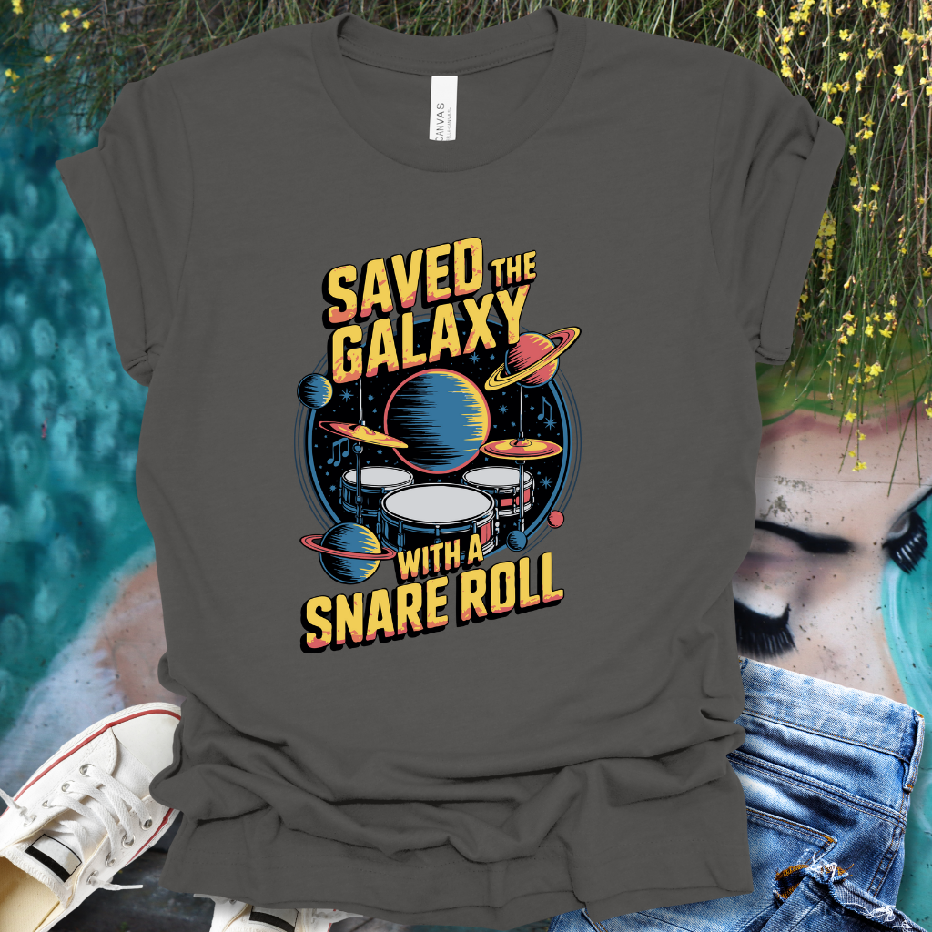 Snare Roll Galaxy T-Shirt