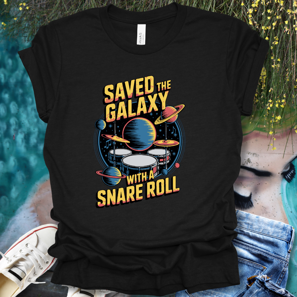 Snare Roll Galaxy T-Shirt