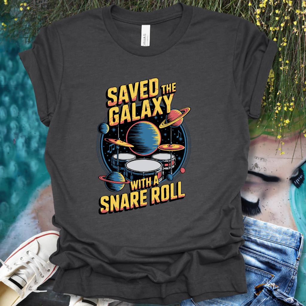 Snare Roll Galaxy T-Shirt