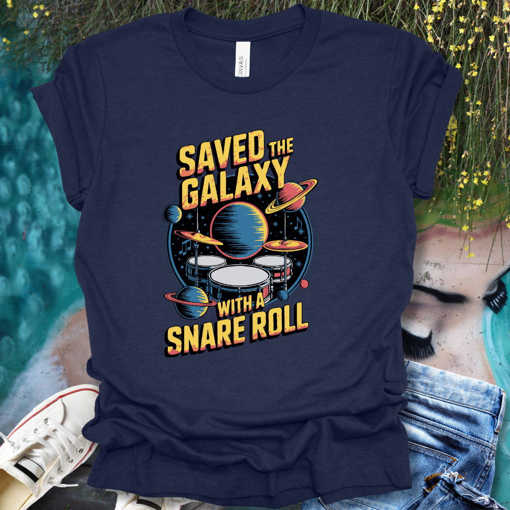 Snare Roll Galaxy T-Shirt
