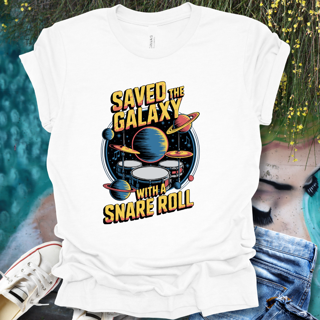 Snare Roll Galaxy T-Shirt