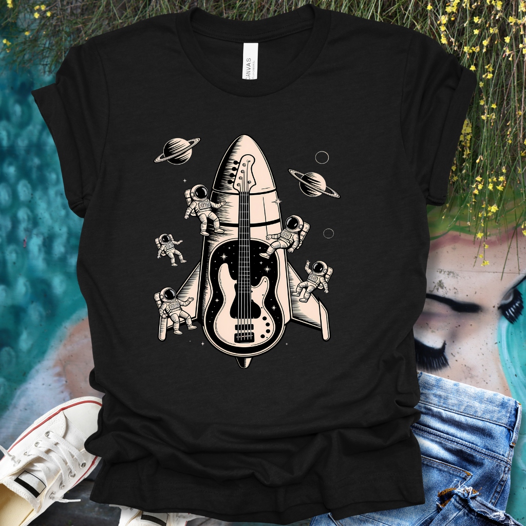 Spaceship Guitar T-Shirt