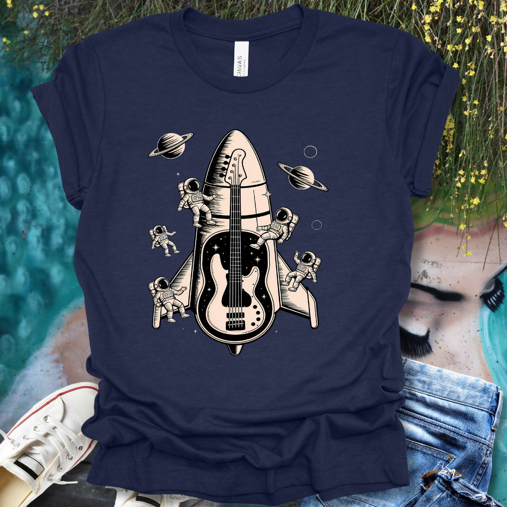 Spaceship Guitar T-Shirt