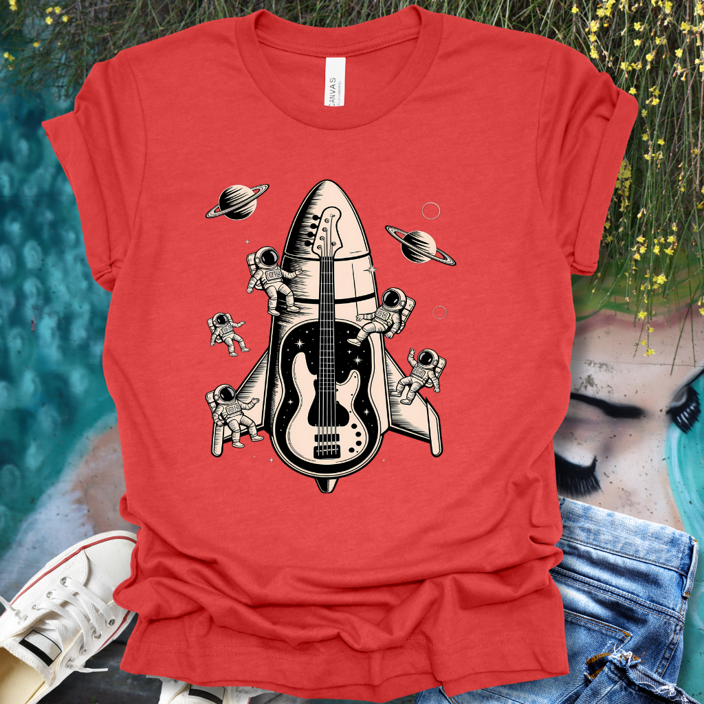 Spaceship Guitar T-Shirt