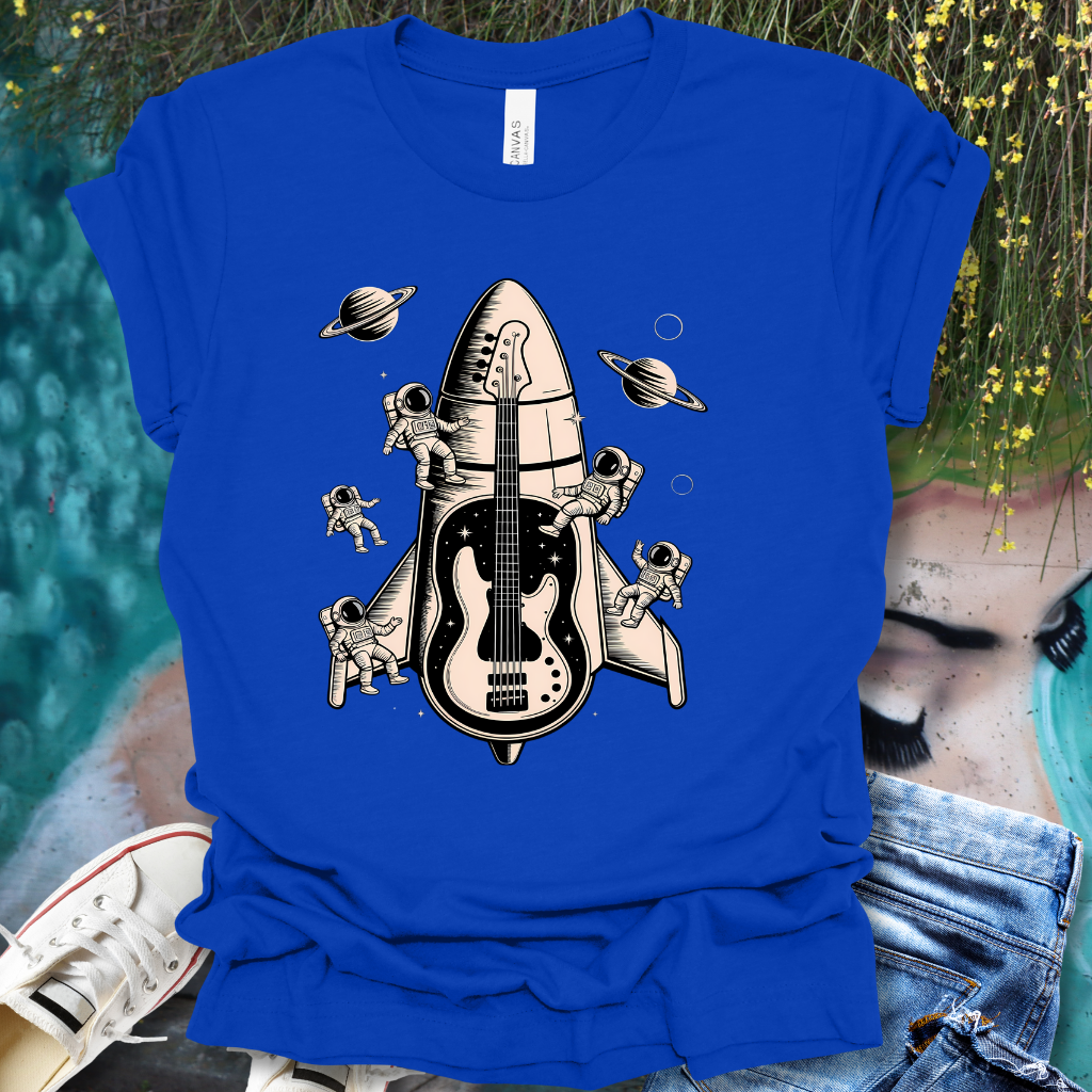 Spaceship Guitar T-Shirt
