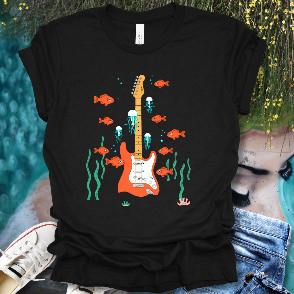 Underwater Guitar T-Shirt