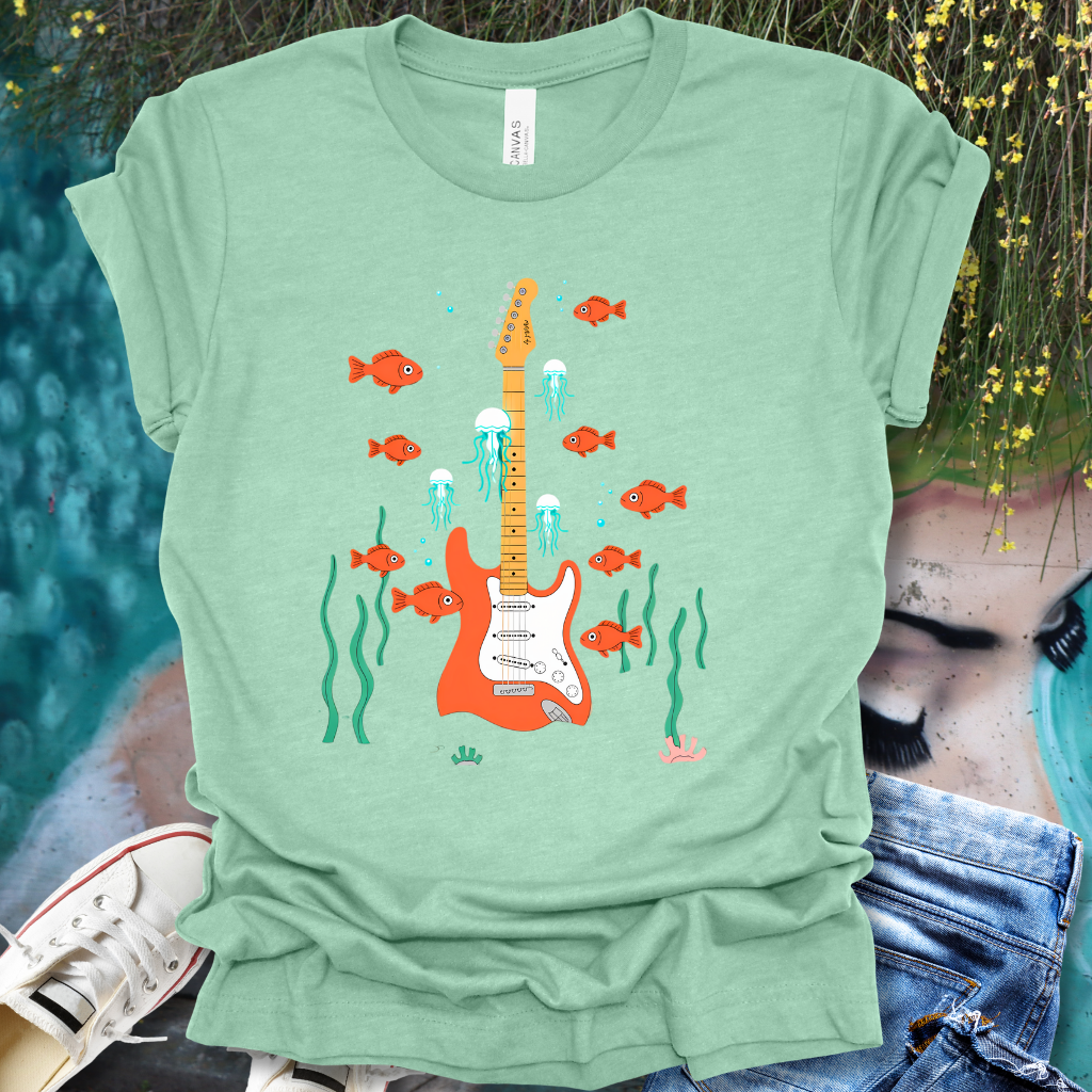 Underwater Guitar T-Shirt