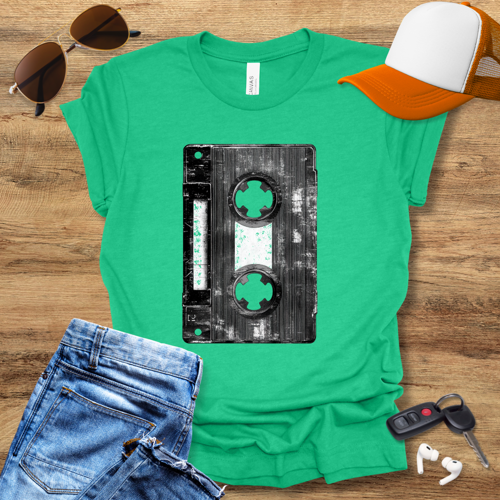 Distressed Cassette T-Shirt