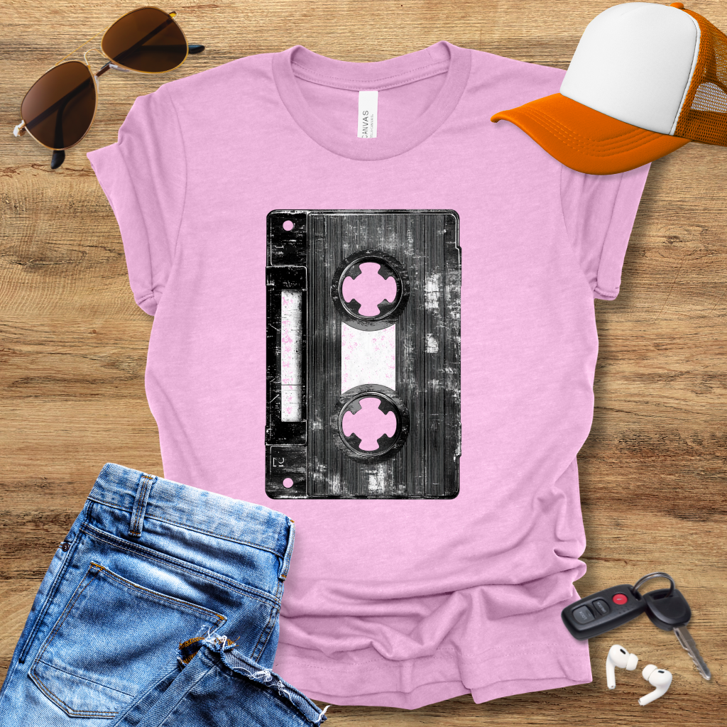 Distressed Cassette T-Shirt