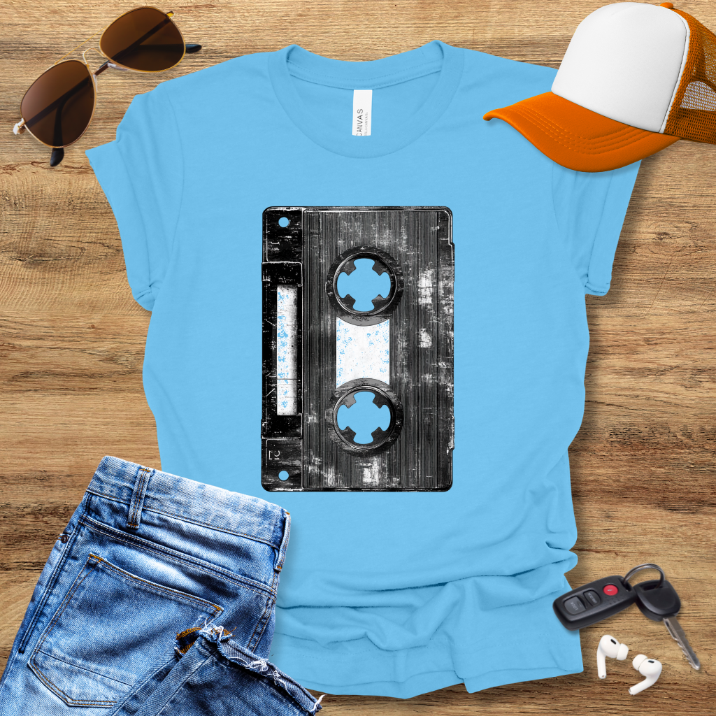 Distressed Cassette T-Shirt