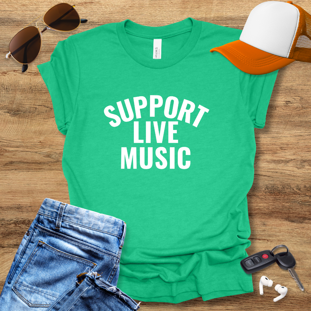 Support Live Music T-Shirt