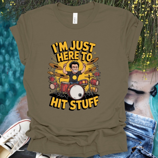 Hit Stuff Drums T-Shirt