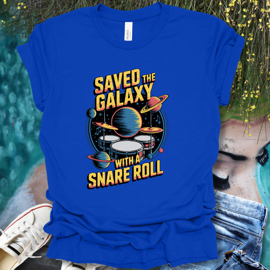 Snare Roll Galaxy T-Shirt