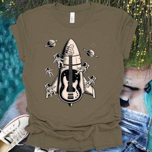 Spaceship Guitar T-Shirt