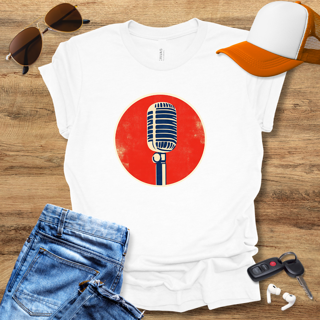 Retro Mic T-Shirt