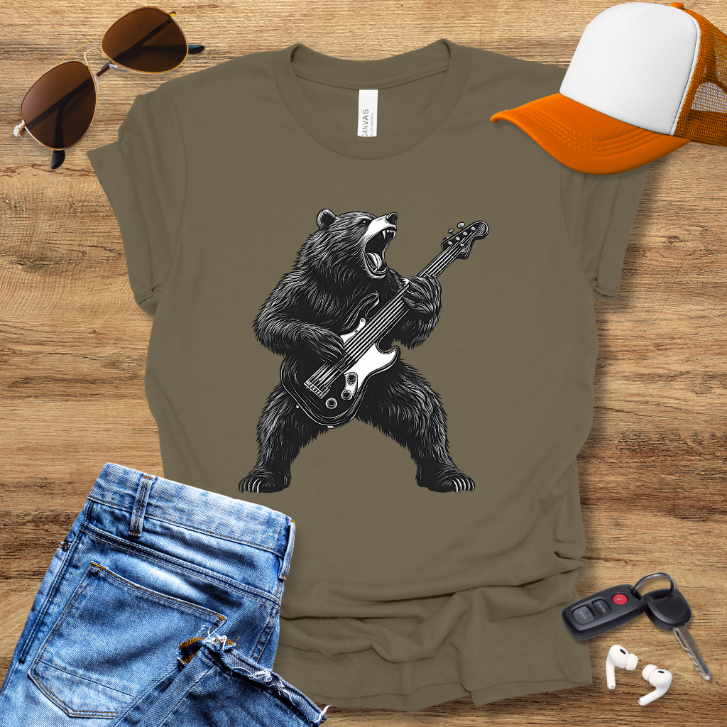 Guitar Grizzly T-Shirt