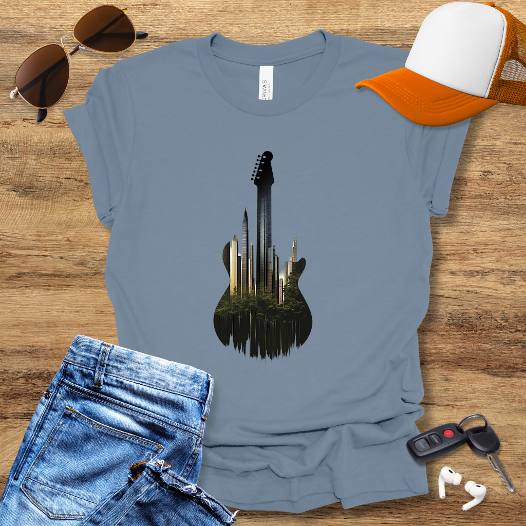 Skyline Guitar T-Shirt