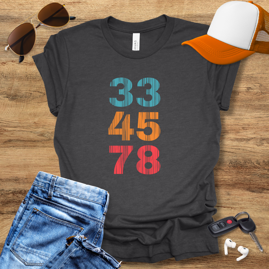 33 45 78 T-Shirt