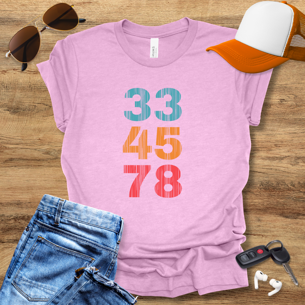 33 45 78 T-Shirt