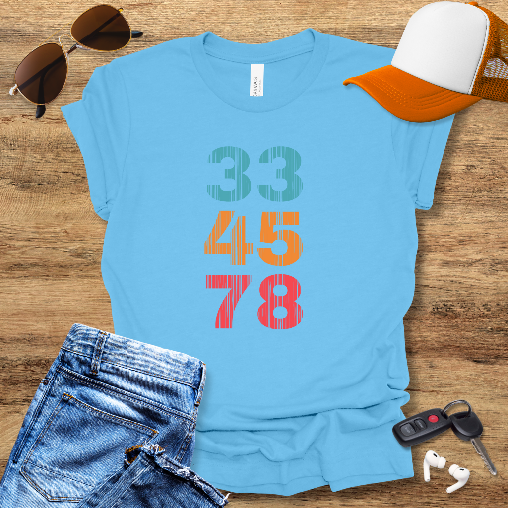 33 45 78 T-Shirt