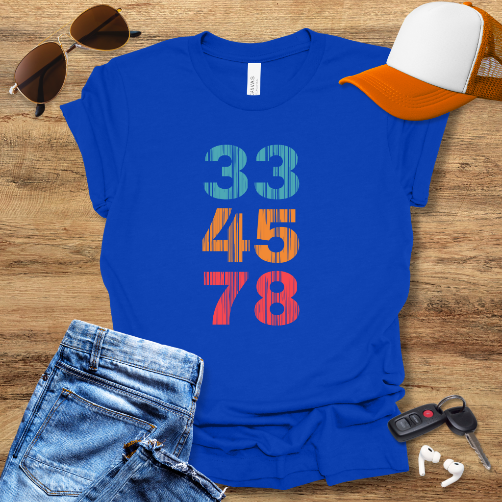 33 45 78 T-Shirt