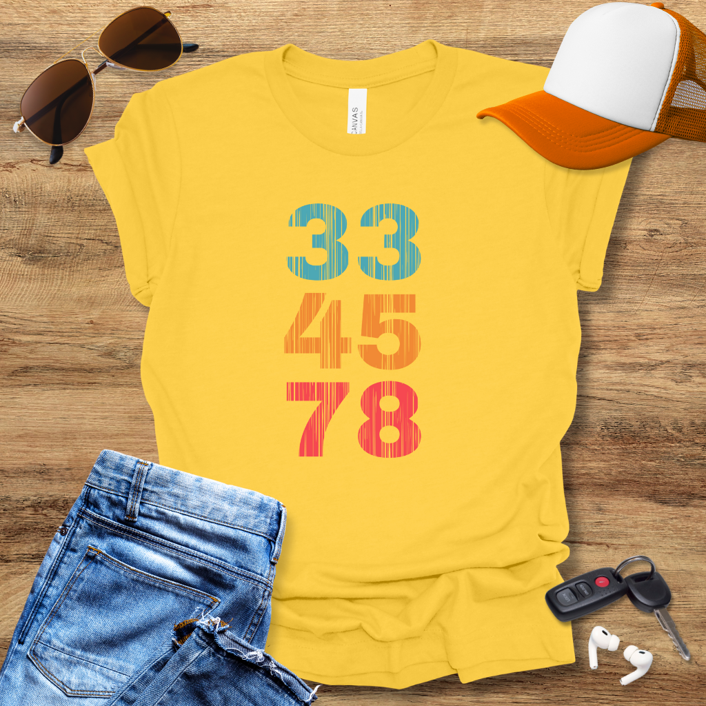 33 45 78 T-Shirt