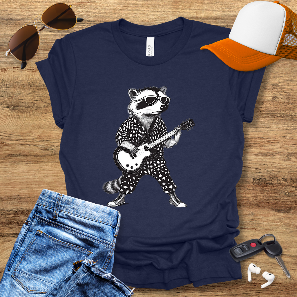 Guitar Raccoon T-Shirt