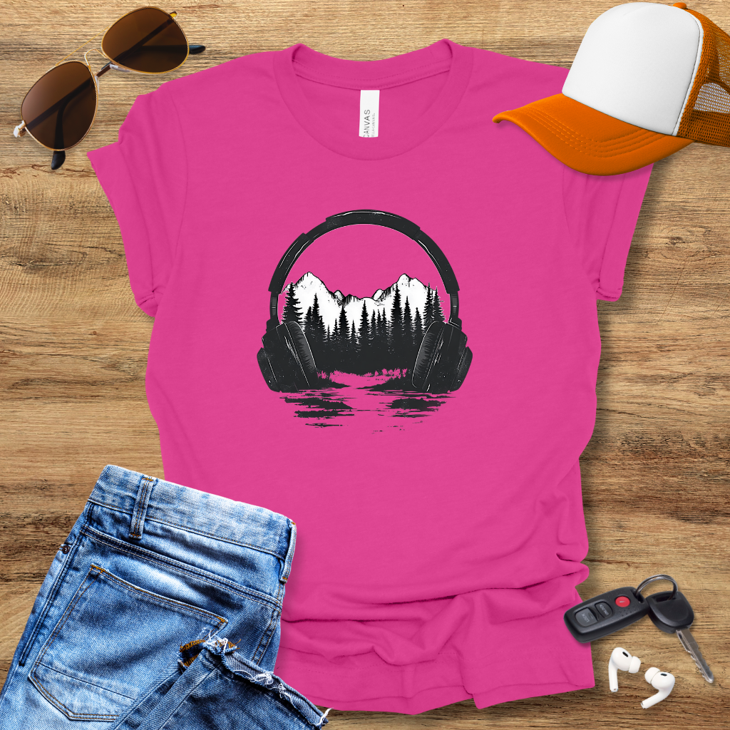 Nature Headphones T-Shirt