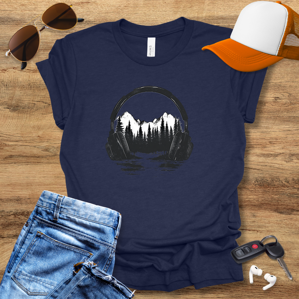 Nature Headphones T-Shirt