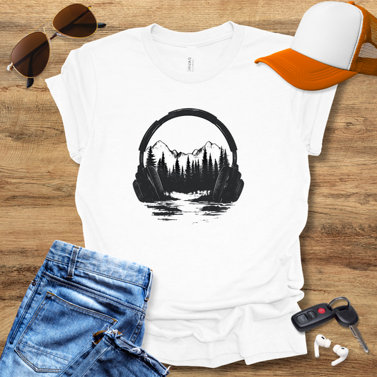 Nature Headphones T-Shirt