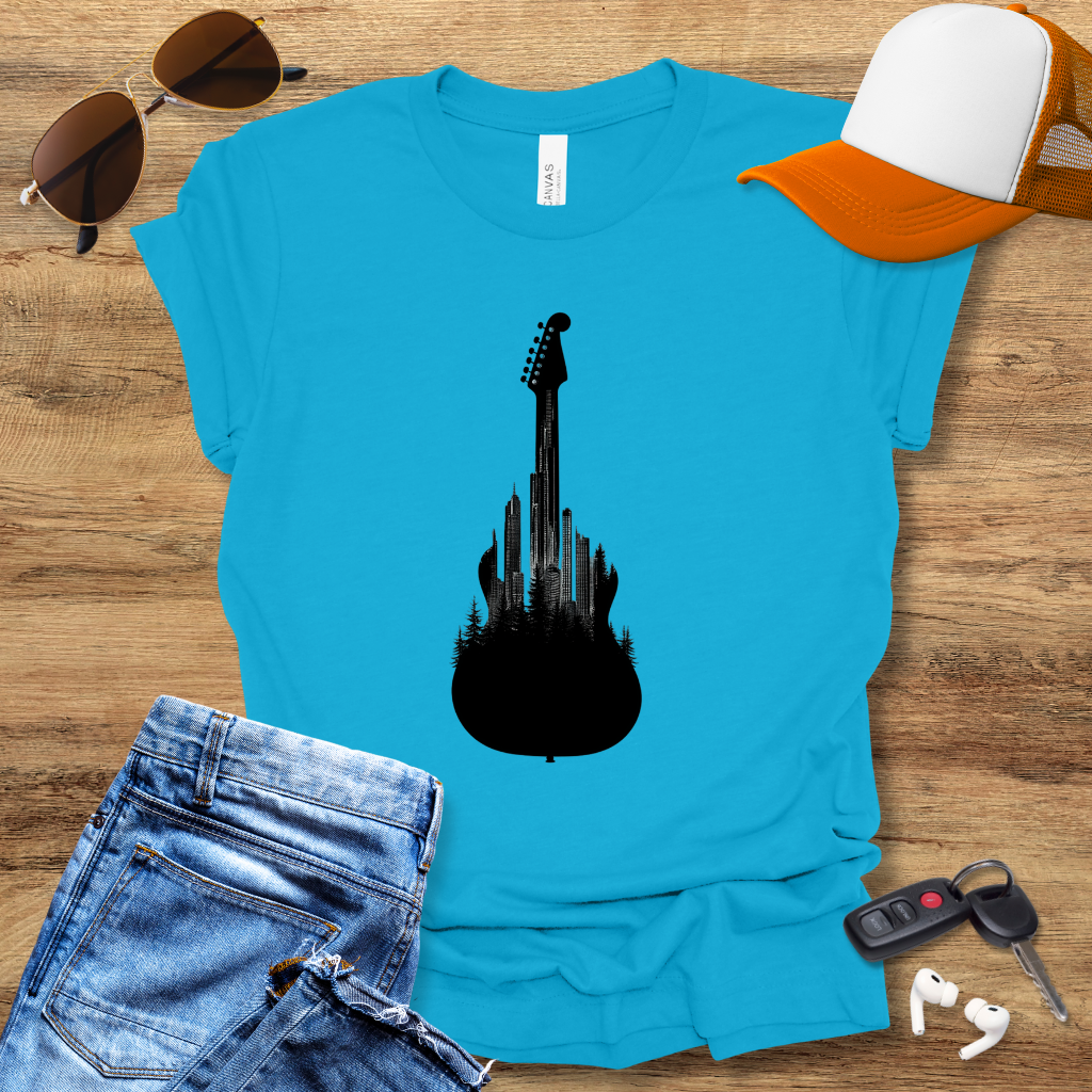 Skyline Guitar T-Shirt