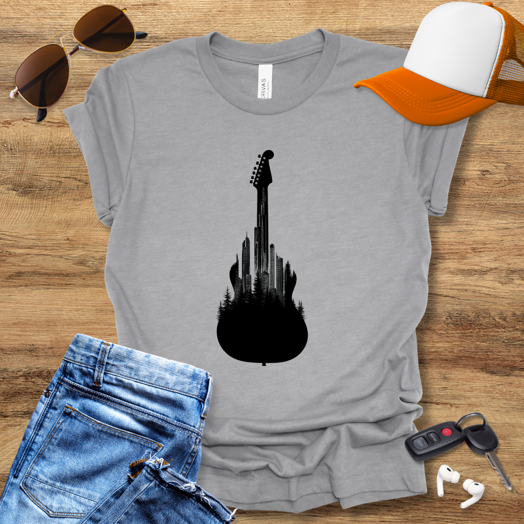 Skyline Guitar T-Shirt