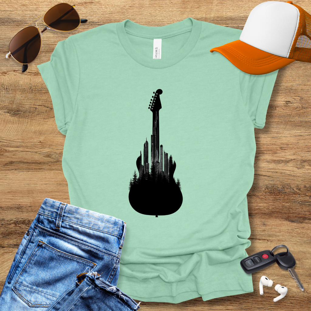 Skyline Guitar T-Shirt