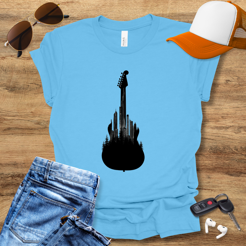 Skyline Guitar T-Shirt