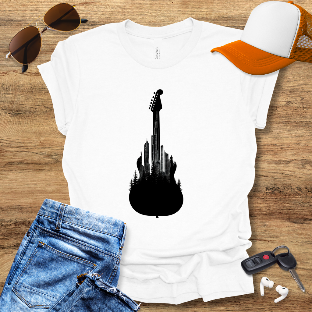 Skyline Guitar T-Shirt