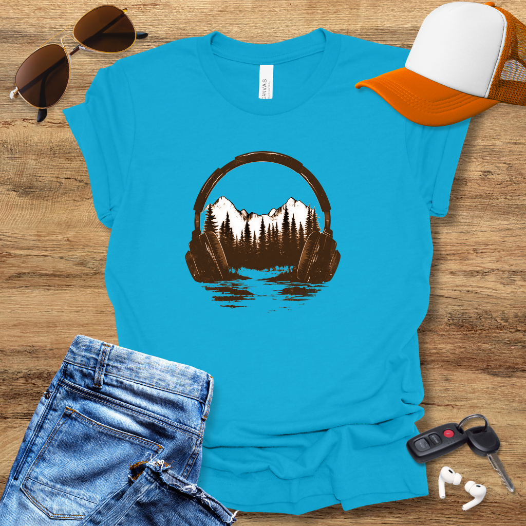 Nature Headphones T-Shirt