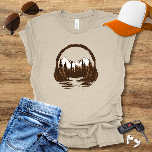 Nature Headphones T-Shirt